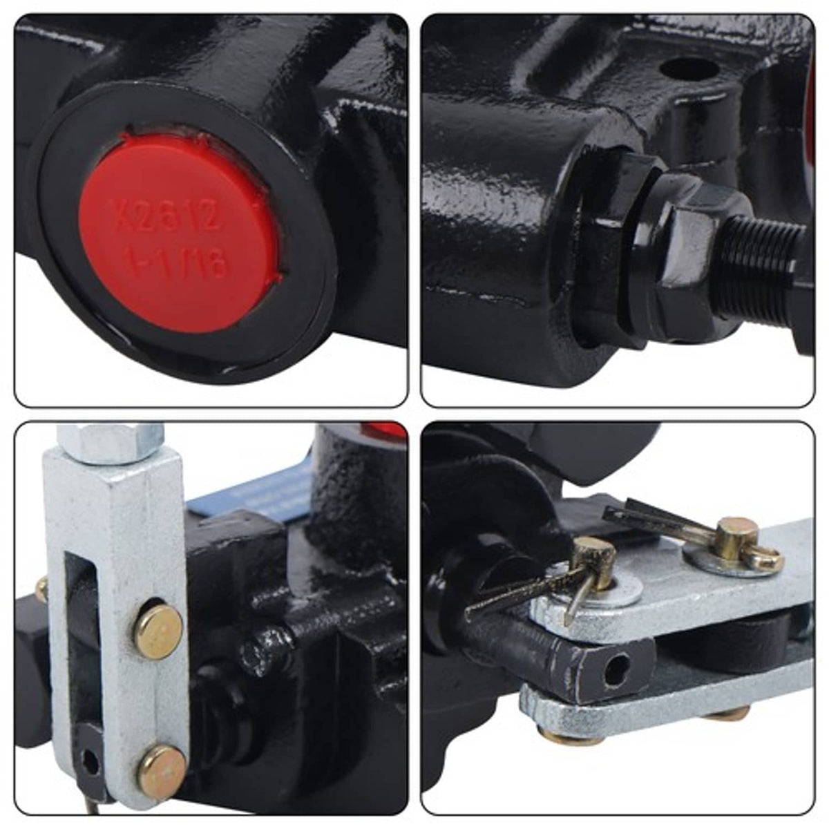 Solid Spare High Speed 21 GPM 1 Spool Hydraulic Log Splitter Control Valve with detent