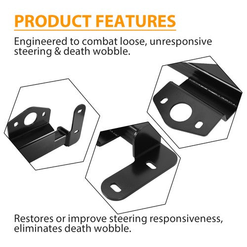 Solid Spare For 2009-2022 23 Dodge Ram 2500 3500 4WD Steering Gear Box Stabilizer Bar Brace