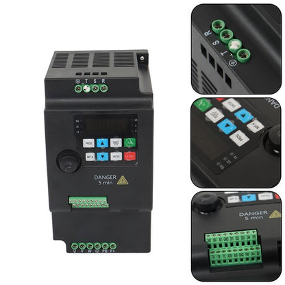 Solid Spare 220V Variable Frequency Drive Inverter Converter 3.7KW 4HP 1 To 3 Phase VFD New