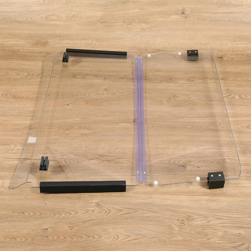 Solid Spare Front Folding Clear Windshield For EZGO Express S4/L4 Golf Cart w/ 3/4" frame