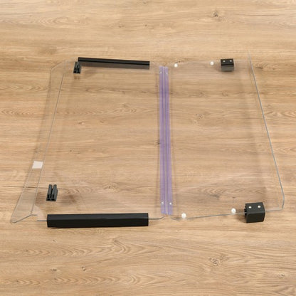 Solid Spare Front Folding Clear Windshield For EZGO Express S4/L4 Golf Cart w/ 3/4" frame