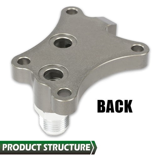 Solid Spare FIT FOR SR20DET SILVIA S15 S14 S13 SR20DE 200SX 180SX OIL BLOCK ADAPTER KIT