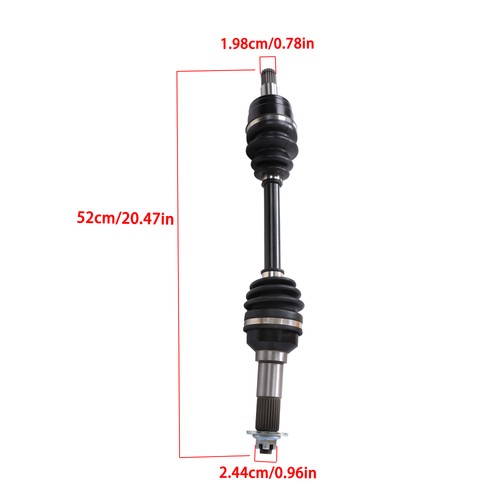 Solid Spare 2PCS Front Left Right CV Axles Drive Shaft For Yamaha Kodiak 400 YFM 2000-2002