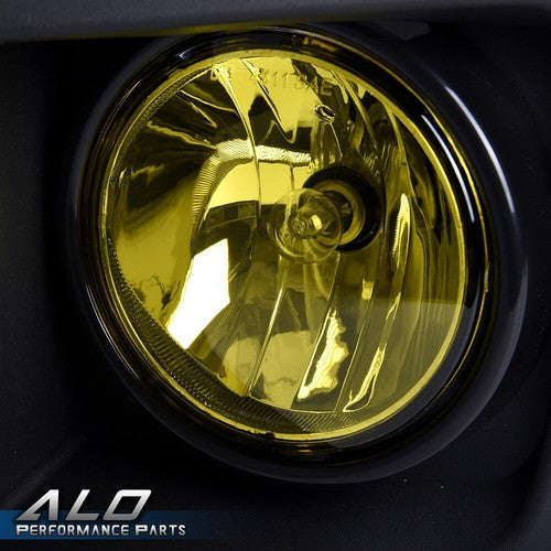 Solid Spare Fit For 14-2015 GMC Sierra 1500 Left & Right Side Yellow Lens Bumper Fog Lights