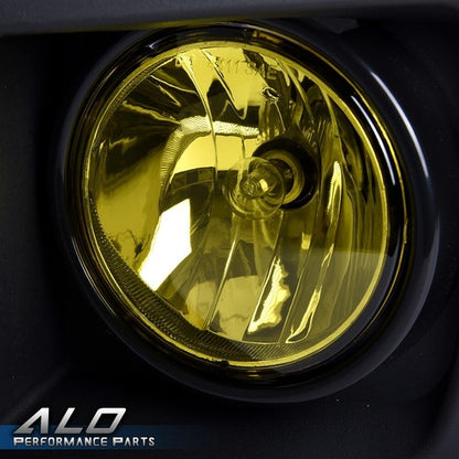 Solid Spare Fit For 14-2015 GMC Sierra 1500 Left & Right Side Yellow Lens Bumper Fog Lights