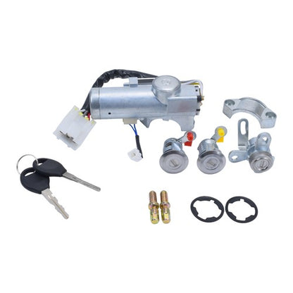 Ignition Switch Door & Tailgate Lock Cylinder Set for 1998-2004 Nissan Frontier