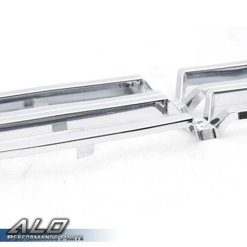 Solid Spare Fit For 16-18 Chevy Silverado 1500 Front Upper Grille Overlay Cover Insert