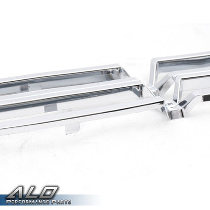 Solid Spare Fit For 16-18 Chevy Silverado 1500 Front Upper Grille Overlay Cover Insert