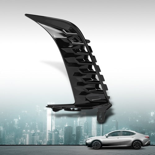 Solid Spare Front Bumper Trim W/o Sensor Hole Fit For 2025 Toyota Camry SE Sedan Left Side