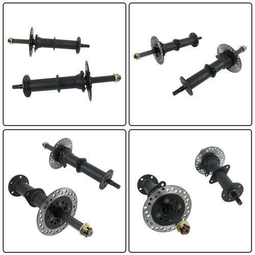 Solid Spare 40 Inch Rear Axle Kit with 3 Stud Hub Fit For 6 Inch and 7 Inch wheels