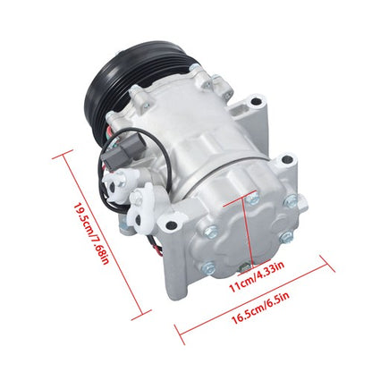 Solid Spare AC A/C Compressor with Clutch For Honda Civic 1994-2000 Honda CR-V 1997-2001