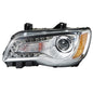 Solid Spare Single LH Side For Chrysler 300 2011-2014 Headlight Replacement Halogen Clear