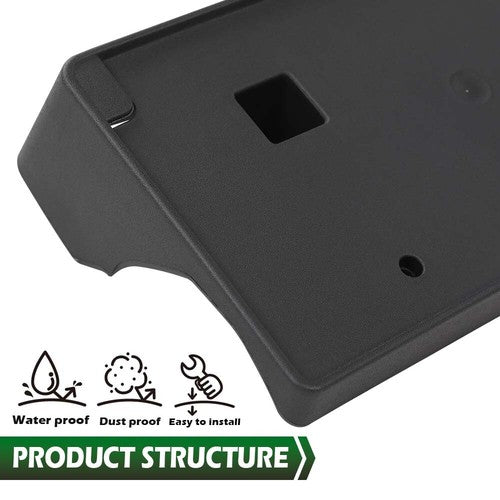 Solid Spare Fit For 2019-2022 Ram 2500 3500 4500 5500 Front Bumper License Plate Bracket