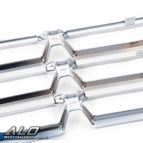 Solid Spare Fit For 16-18 Chevy Silverado 1500 Chrome Grille Overlay Snap On Insert