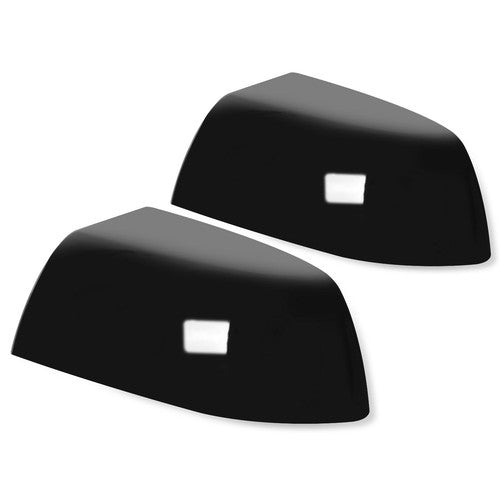 Solid Spare 2X Gloss Black Side Mirror Cover Cap Replacement For Toyota Tundra Sequoia 07-19