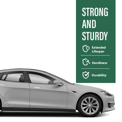 Solid Spare Fit For 12-21 Tesla Model S Right Side Skirt Molding Lower Rocker Panel