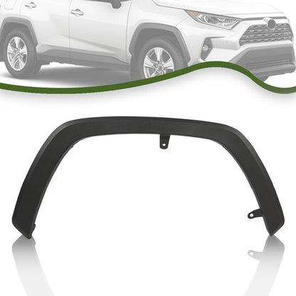 Solid Spare Fit For 2019-2022 Toyota Rav4 Front Right Side Fender Flare Molding Trim Black