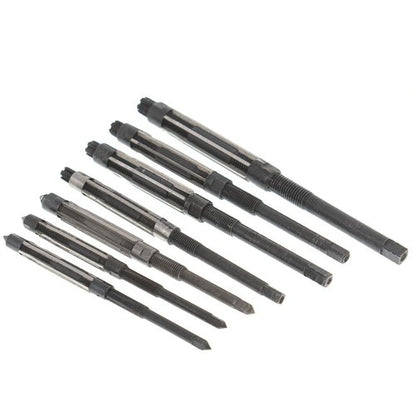 Solid Spare 7Pcs/Set Adjustable Hand Reamers, HV to H3,1/4" to 15/32" High Speed Steel