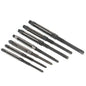 Solid Spare 7Pcs/Set Adjustable Hand Reamers, HV to H3,1/4" to 15/32" High Speed Steel