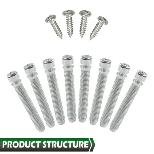 Solid Spare Fit For 62-67 Impala Belair Biscayne 1-1/2?? Screw Spring Headlight Adjuster Kit