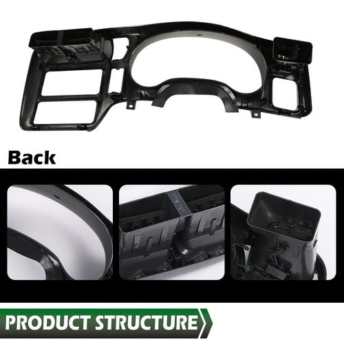 Solid Spare Dark Gray Dash Trim Bezel Fit For 1998-2004 Blazer Jimmy Sonoma S10 Bravada New