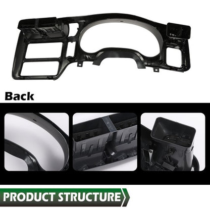 Solid Spare Dark Gray Dash Trim Bezel Fit For 1998-2004 Blazer Jimmy Sonoma S10 Bravada New