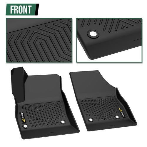 Solid Spare Fit For 2016-2019 Chevrolet Cruze All Weather TPE Floor Mats Protection Liners