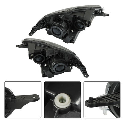 Solid Spare For Ford EcoSport S Sport 2018-2022 LH+RH Headlights Replacement Halogen Housing