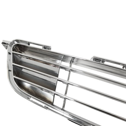 Fits 2009-2010 Toyota Corolla LE CE Front Bumper Lower Chrome Grille Grill