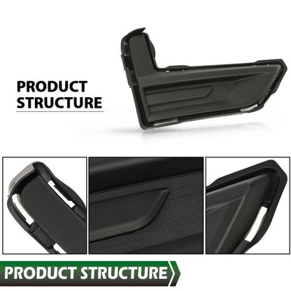 Solid Spare Fit For 17-20 Nissan Rogue Front Passenger & Driver Side Fog Light Cover