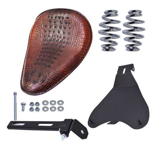 Solid Spare Brown Motorcycle Bobber Solo Seat Spring For Yamaha V Star 1300 1100 950 650 250