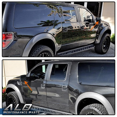 Solid Spare Fit For 2011-2014 Ford F150 Pickup Truck Driver+Passenger Side View Mirror Glass