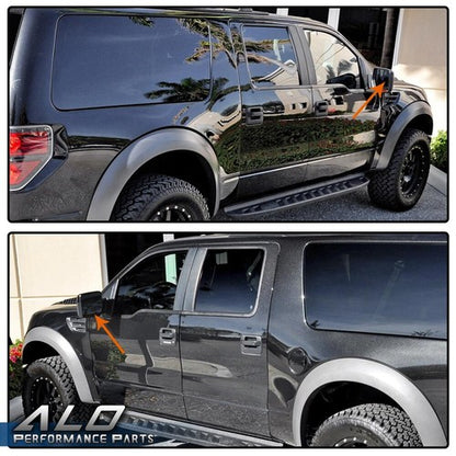 Solid Spare Fit For 2011-2014 Ford F150 Pickup Truck Driver+Passenger Side View Mirror Glass
