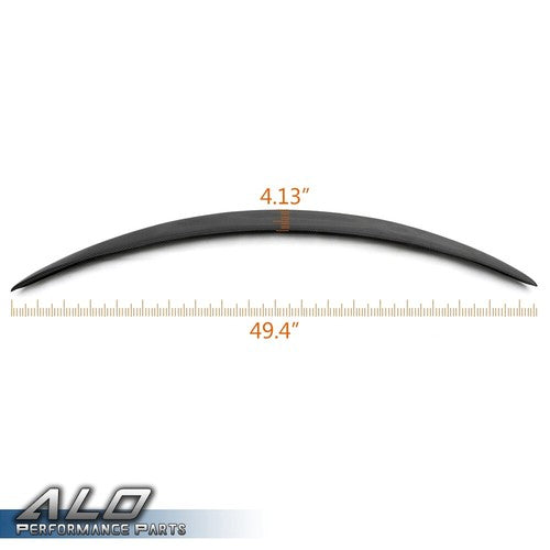 Solid Spare Rear Trunk Spoiler Wing Carbon Look Fit For 2015-2020 Benz W205 C-Class C63 AMG