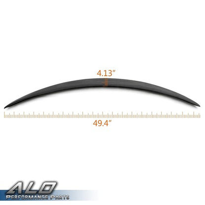 Solid Spare Rear Trunk Spoiler Wing Carbon Look Fit For 2015-2020 Benz W205 C-Class C63 AMG