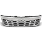 Solid Spare Fit For 2011-2013 Subaru Forester Front Bumper Upper Grille Assembly Silver