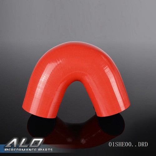 Solid Spare New Red 8mm 135 Degree Hose Turbo Silicone Elbow Coupler Pipe Hose Kit