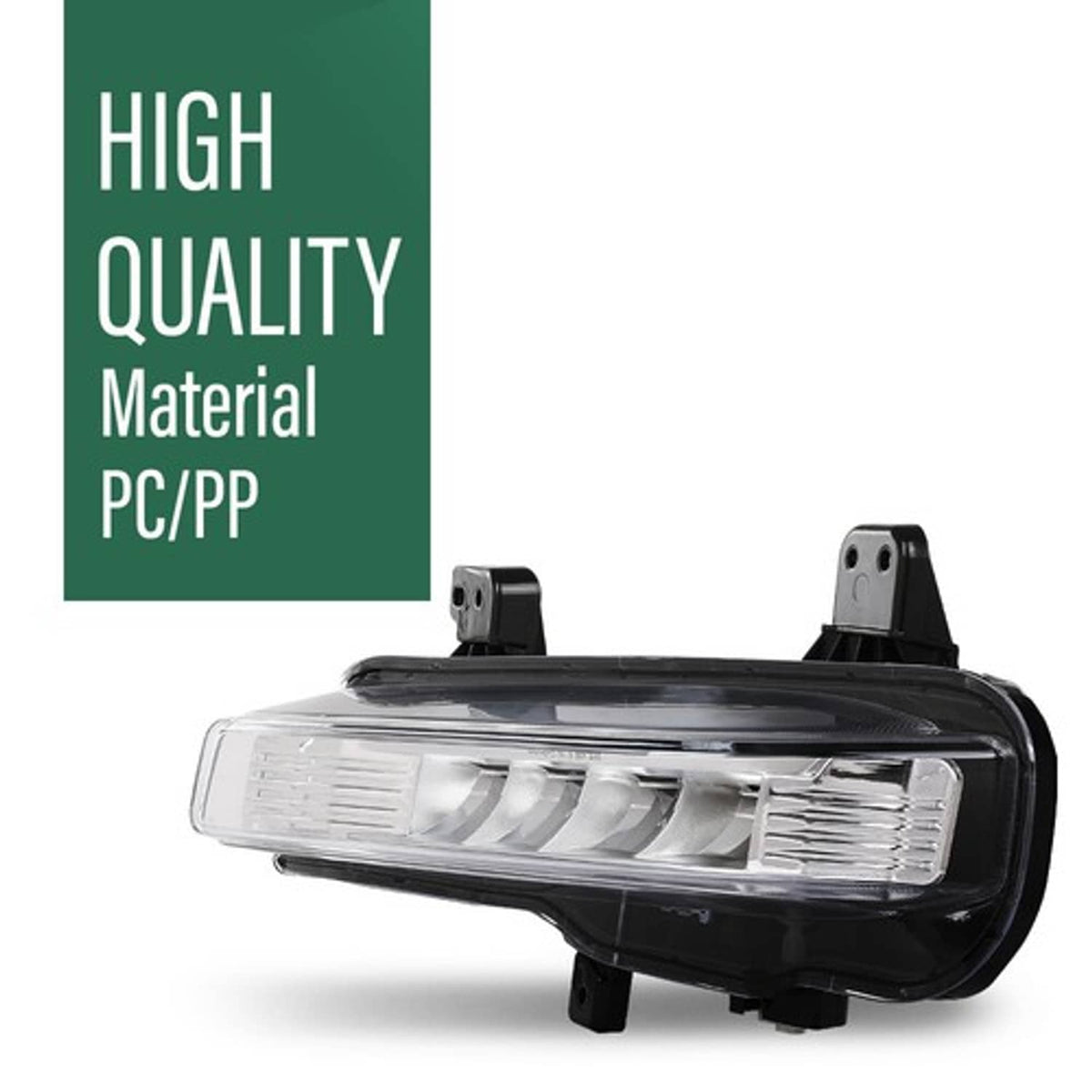 Solid Spare Fit For 20-24 Ford Explorer Front Bumper LED Fog Light Driving Lamp Left Side
