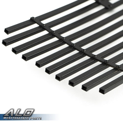 Solid Spare Fit For 2009-2014 Nissan Maxima Front Upper Bumper Black Billet Grille Insert