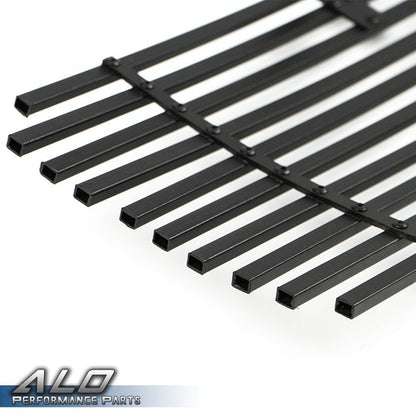 Solid Spare Fit For 2009-2014 Nissan Maxima Front Upper Bumper Black Billet Grille Insert
