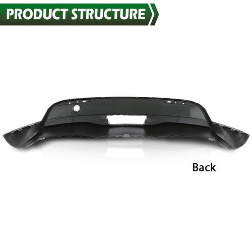 Solid Spare Fit For 2020-2024 Tesla Model Y Rear Bumper Lower Fascia Valance Cover Trim