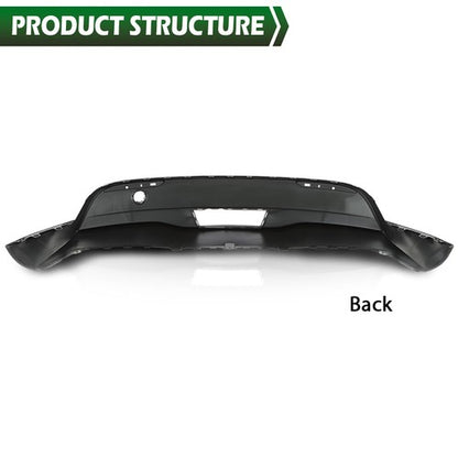 Solid Spare Fit For 2020-2024 Tesla Model Y Rear Bumper Lower Fascia Valance Cover Trim