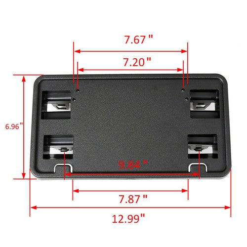 Solid Spare For 2015 16 17 Ford F150 Front Bumper License Plate Holder Bracket #FL3Z17A385A