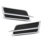 Solid Spare Fit For 2013-2015 Cadillac XTS Front Bumper Insert Fog Light Cover Left+Right