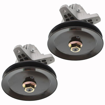 Solid Spare For Troy Bilt MTD 618-06991 918-06991 2x Spindle Assembly W/Pulley Bolt