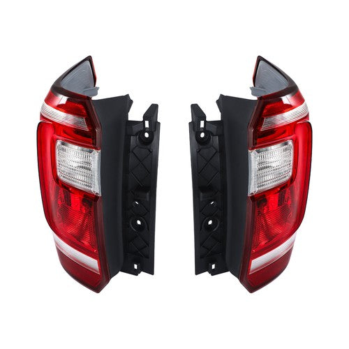 Solid Spare Clear&Red Tail Lights For Ford Expedition 2018-2021 Right+Left Side Halogen Type