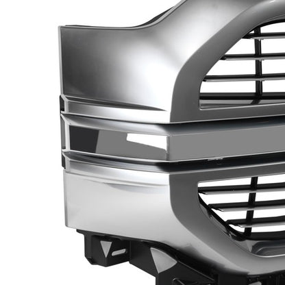 Satin Aluminum Front Bumper Grille Grill For 2021-2023 Ford F-150 F150 Limited