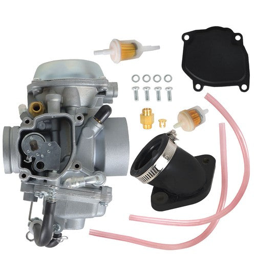 Solid Spare Carburetor & Intake Manifold Boot Fit For Suzuki Quadrunner 250 LTF250F 4x4 1999