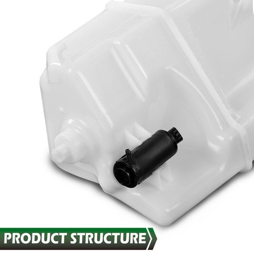 Solid Spare Fit For 16-20 Toyota Tacoma Washer Fluid Reservoir W/Cap & Pump 8531504100