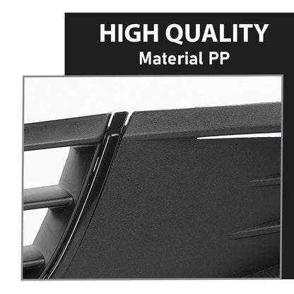 Solid Spare Fit For 11-14 Volkswagen Jetta Front Lower Bumper Grille + Fog Light Covers